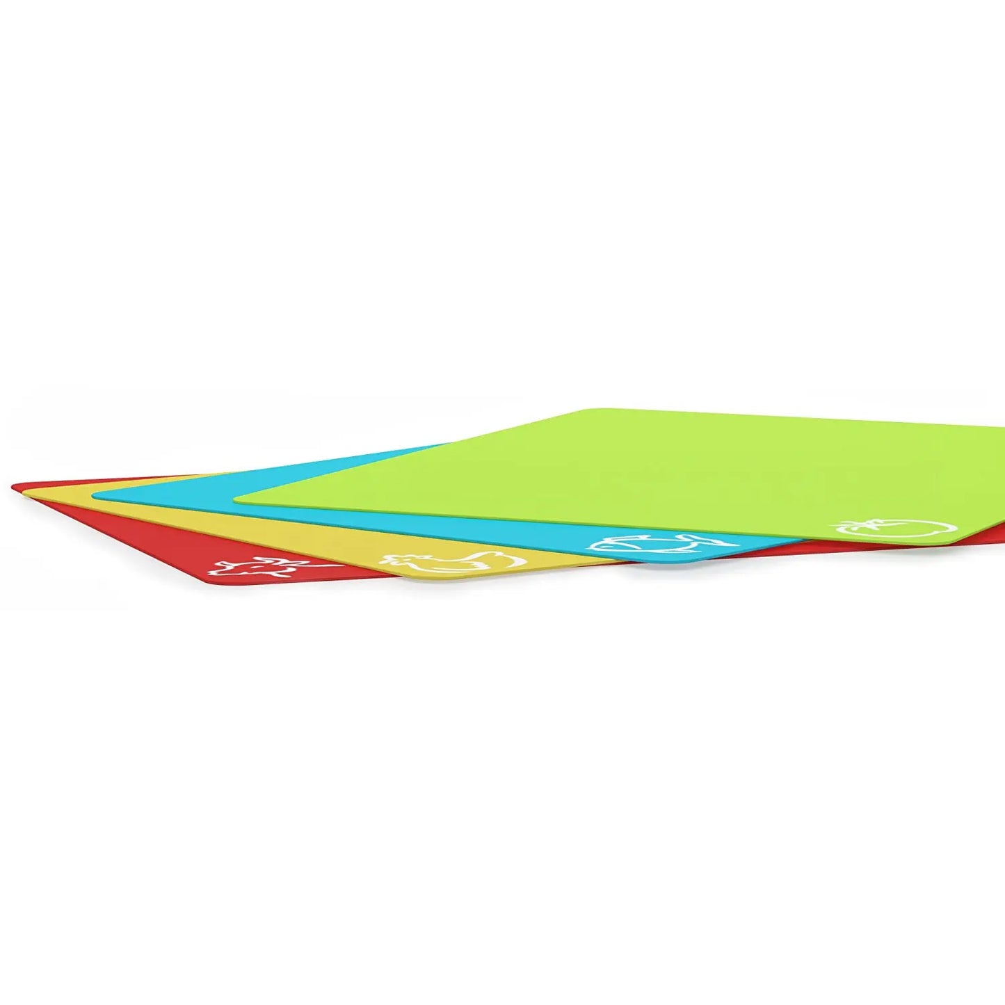Multi color Cutting boards displaying Thickiness