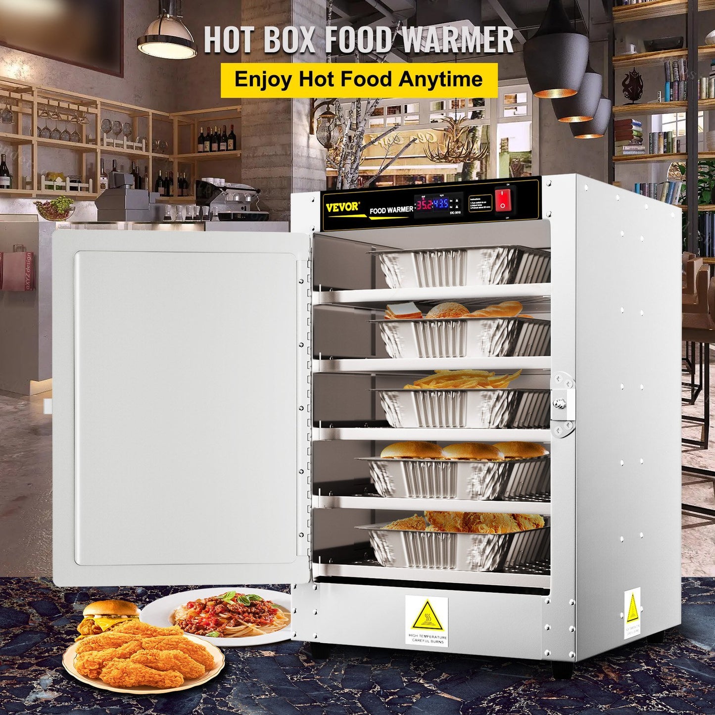 “VEVOR’s Hot Box Food Warmer: Your Ultimate Solution for Keeping Food Warm and Fresh”