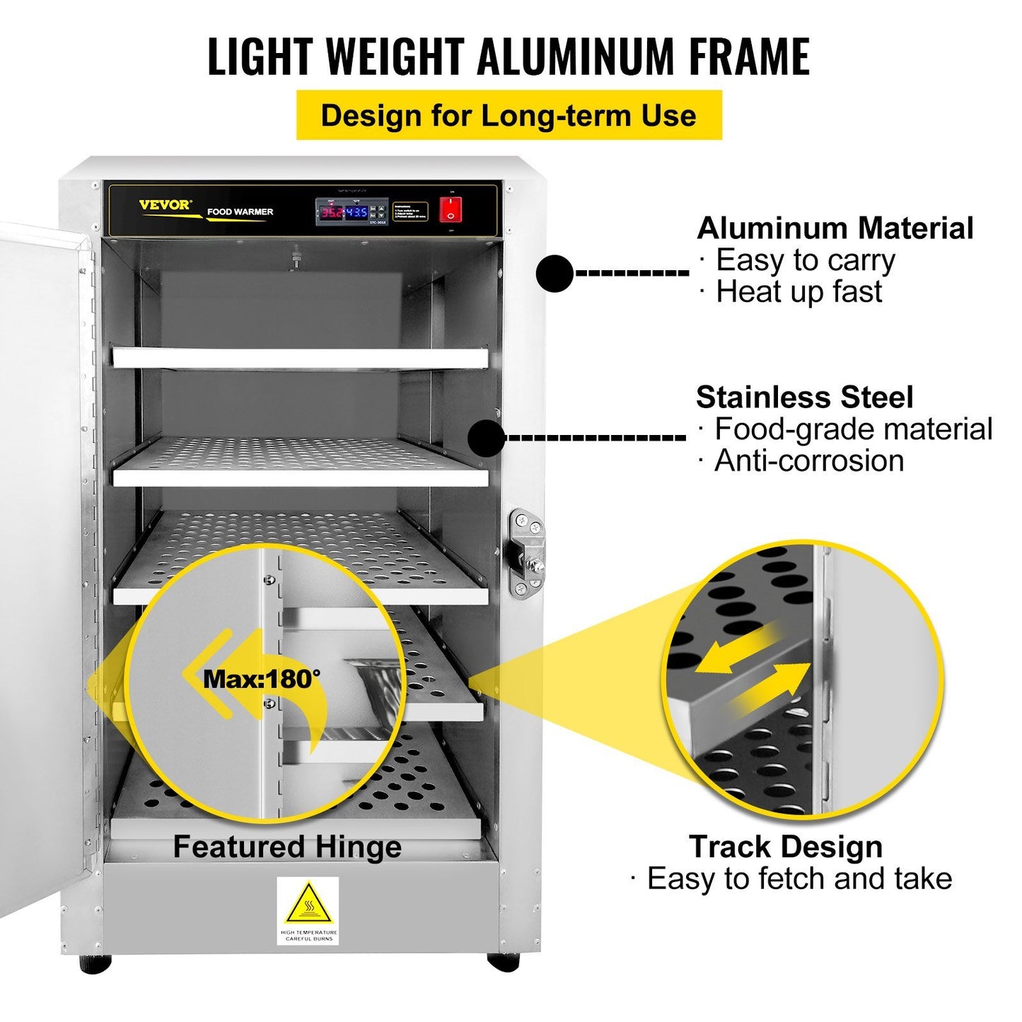 “VEVOR’s Hot Box Food Warmer: Your Ultimate Solution for Keeping Food Warm and Fresh”