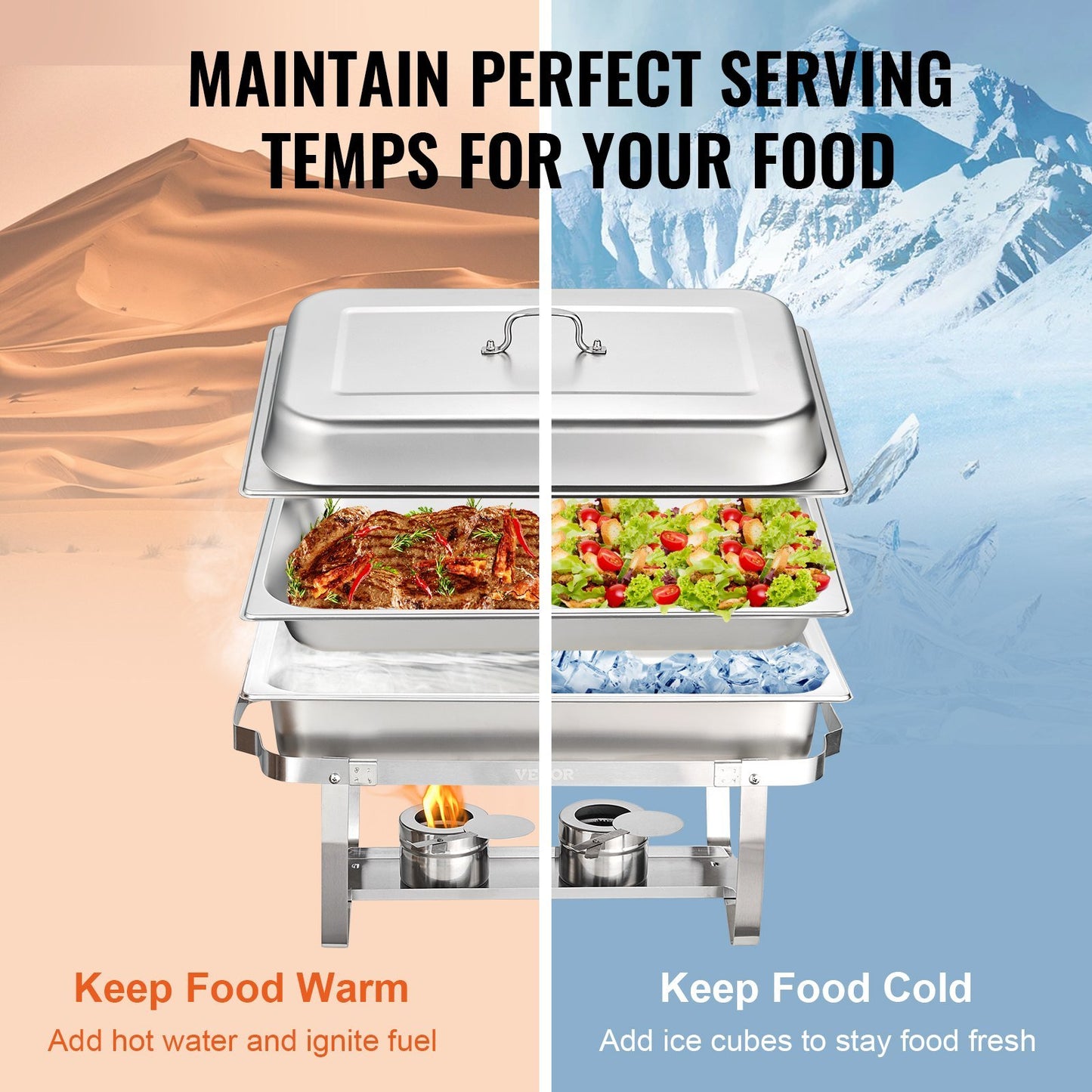 “VEVOR’s 4-Pack Chafing Dishes: Guaranteeing Perfect Food temperatures for Your Kitchen, Restaurant, and Catering Services”