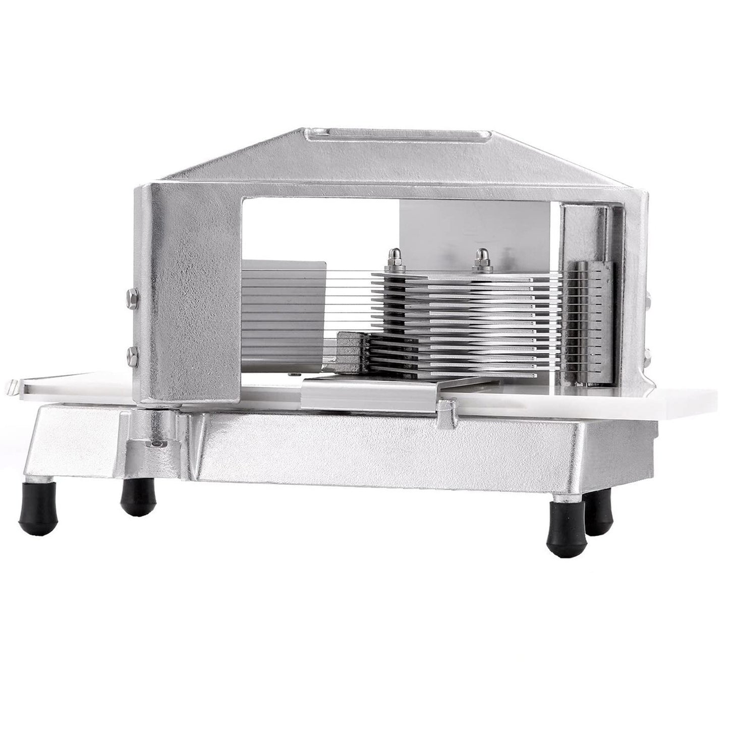 "AMZ SUPPLY's Commercial Tomato Slicer: Your Versatile Kitchen Companion for Perfectly Sliced Fruits and Vegetables"