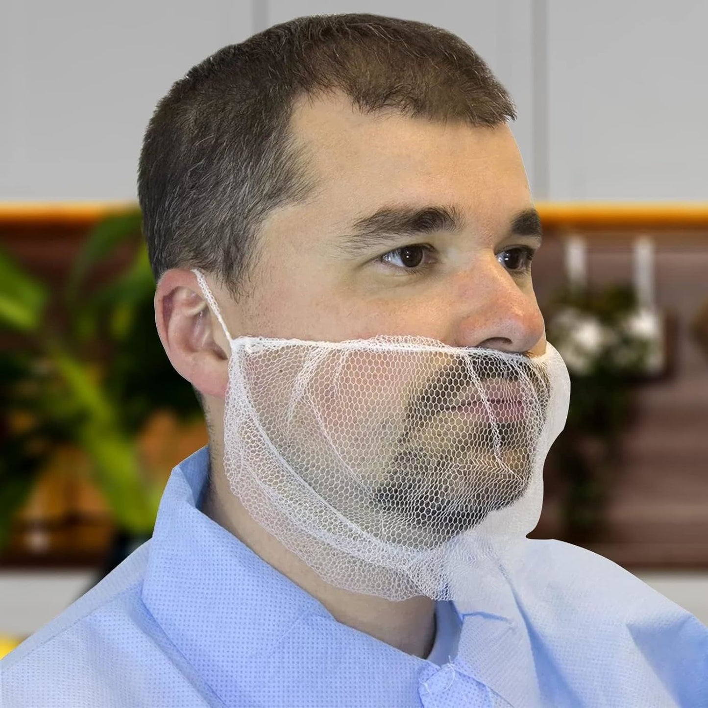 "Hygiene Heroes: AMZ Medical Supply's Disposable Beard Nets for Men - Ensuring Safety and Cleanliness in Professional Environments"