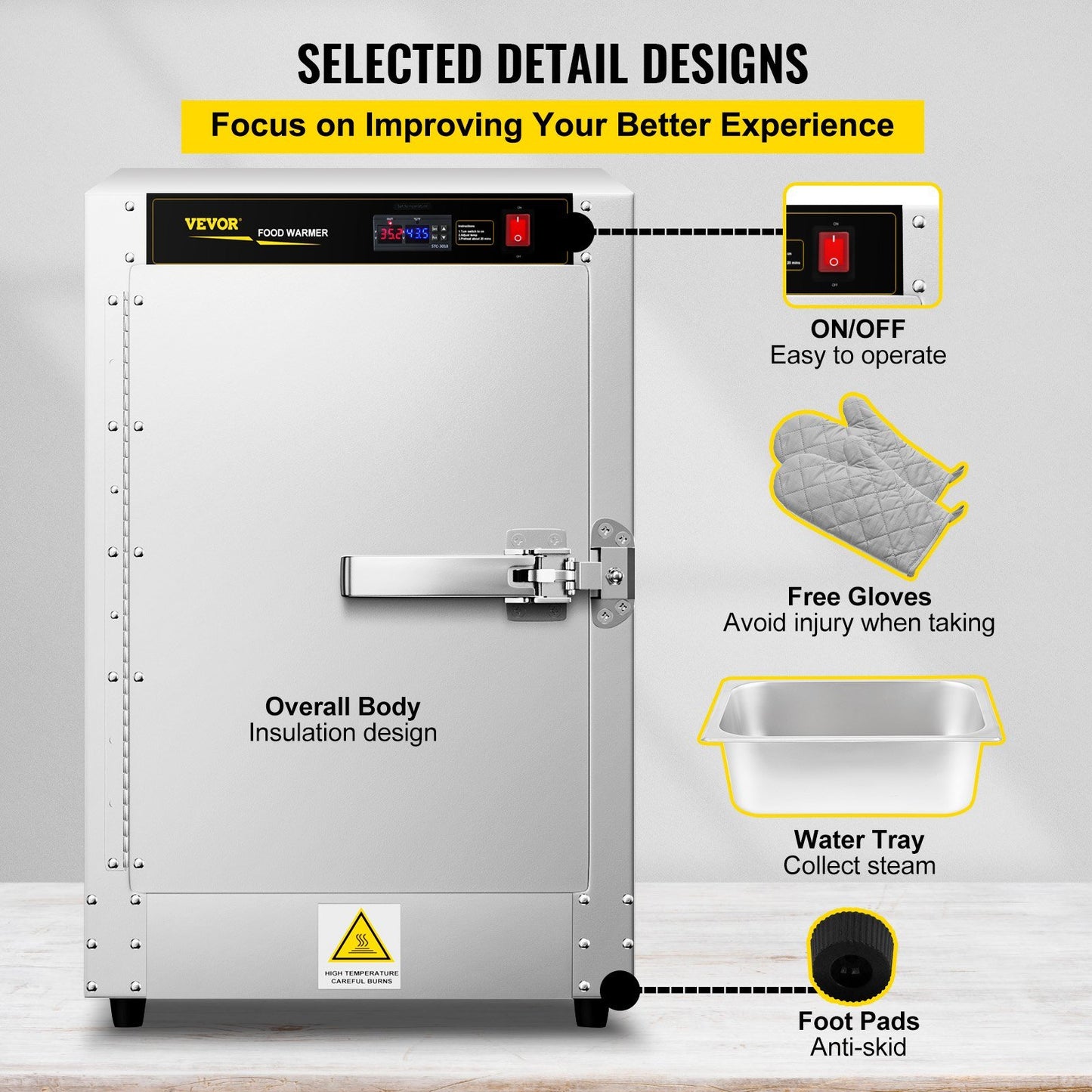 “VEVOR’s Hot Box Food Warmer: Your Ultimate Solution for Keeping Food Warm and Fresh”