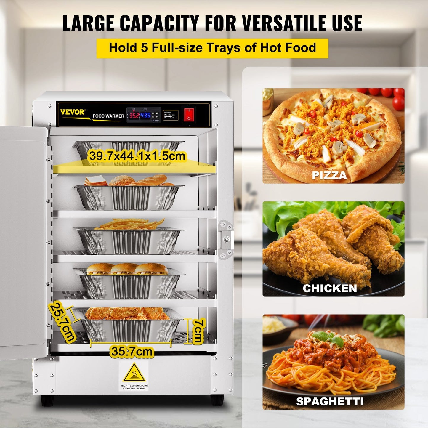 “VEVOR’s Hot Box Food Warmer: Your Ultimate Solution for Keeping Food Warm and Fresh”