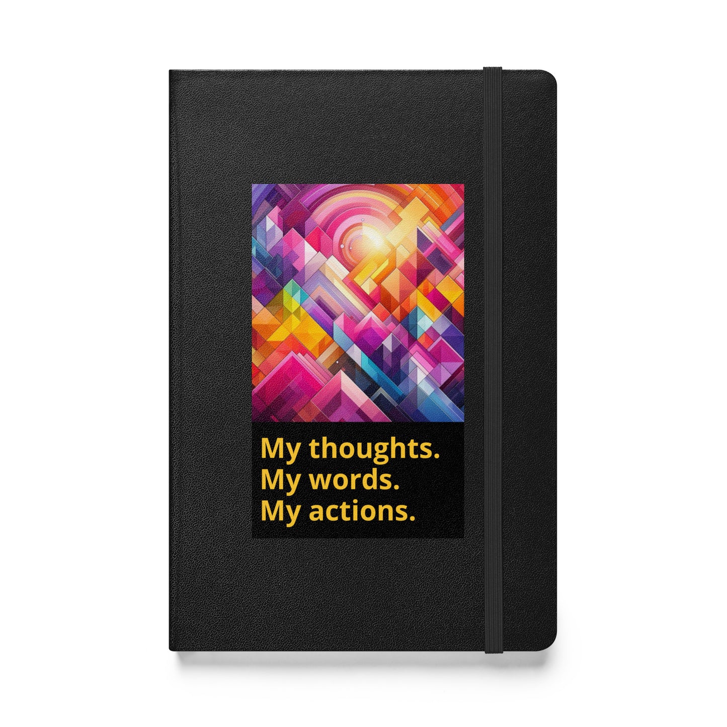 Hardcover bound notebook