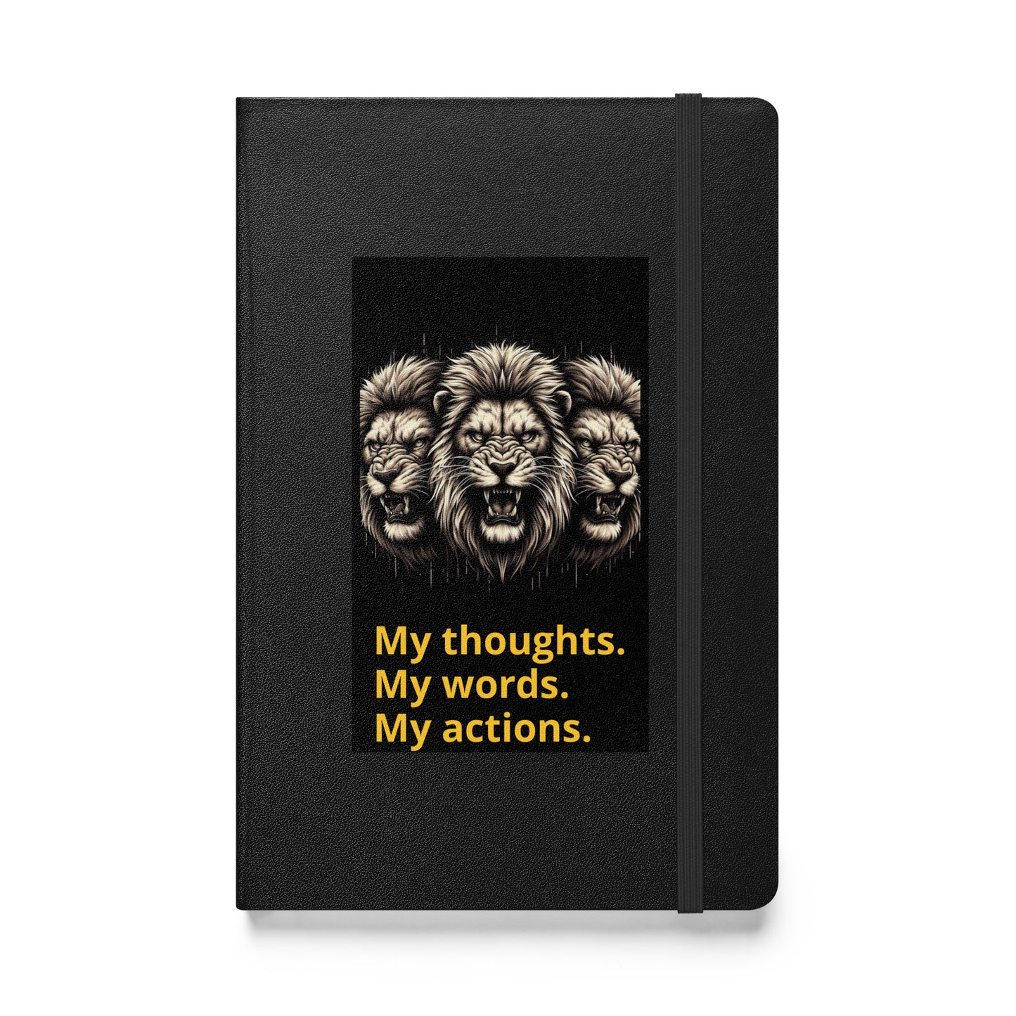 Hardcover bound notebook