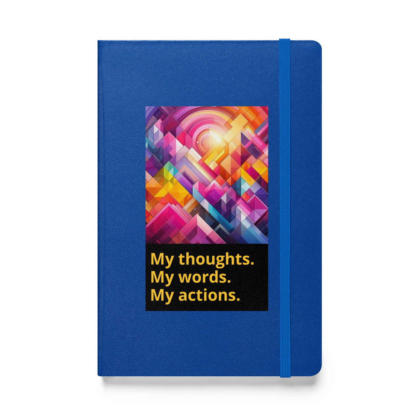 Hardcover bound notebook