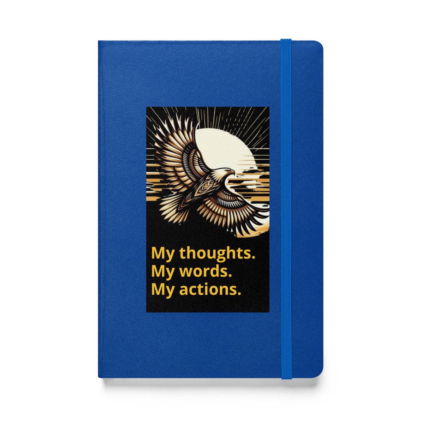 Hardcover bound notebook