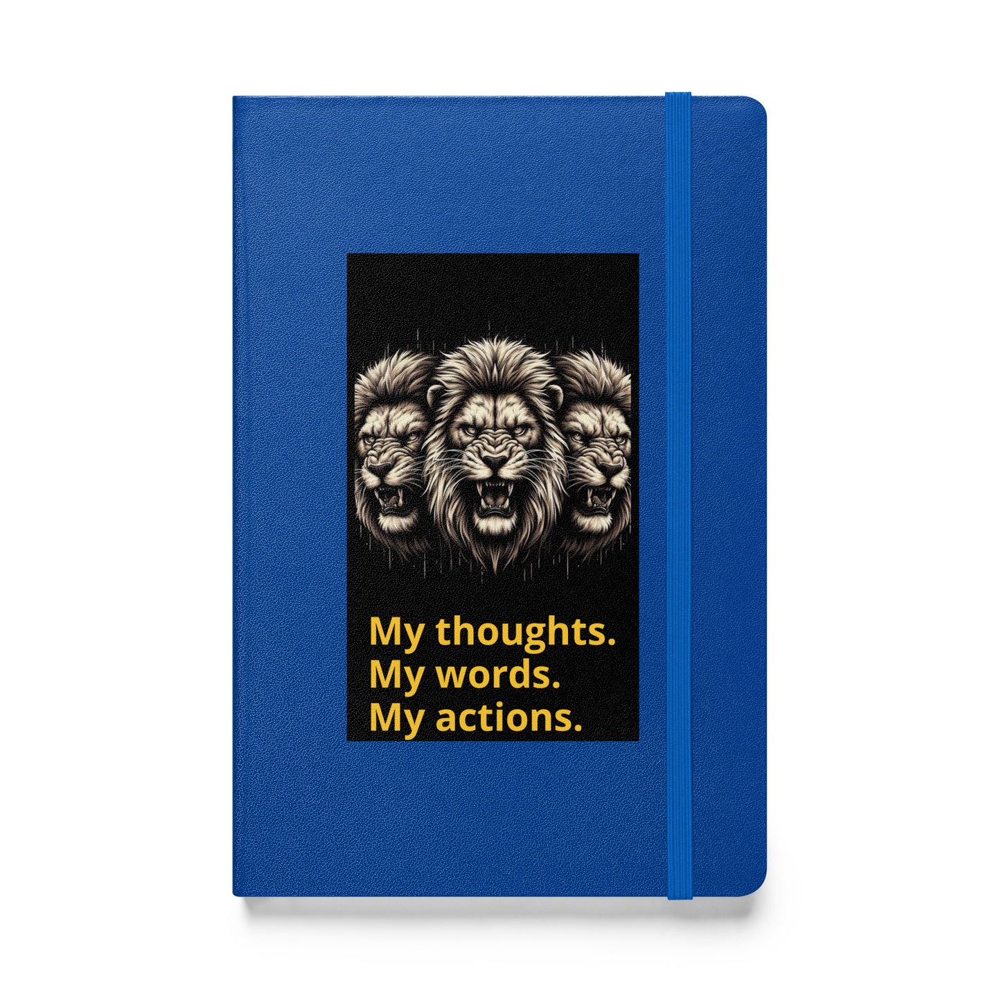 Hardcover bound notebook