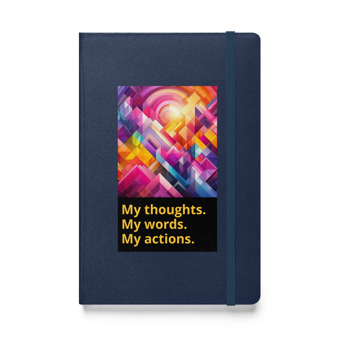 Hardcover bound notebook