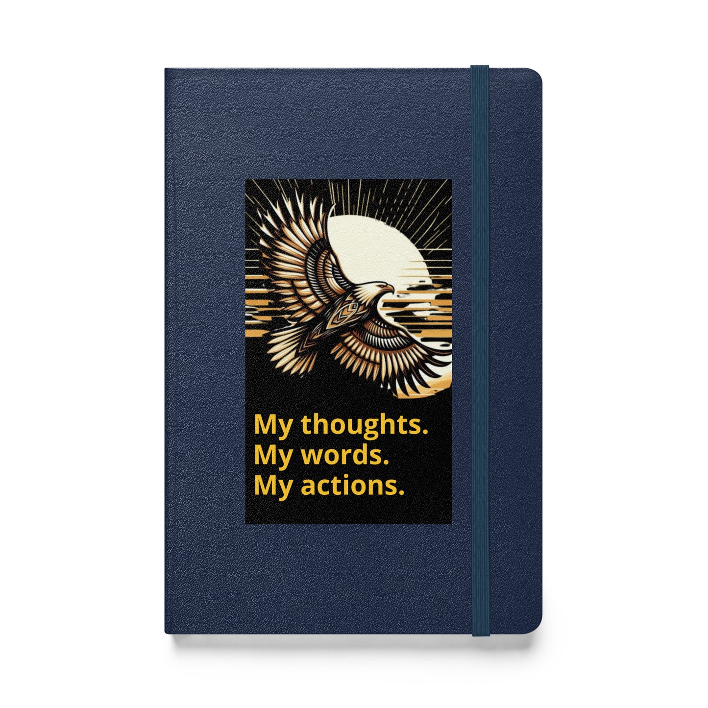 Hardcover bound notebook