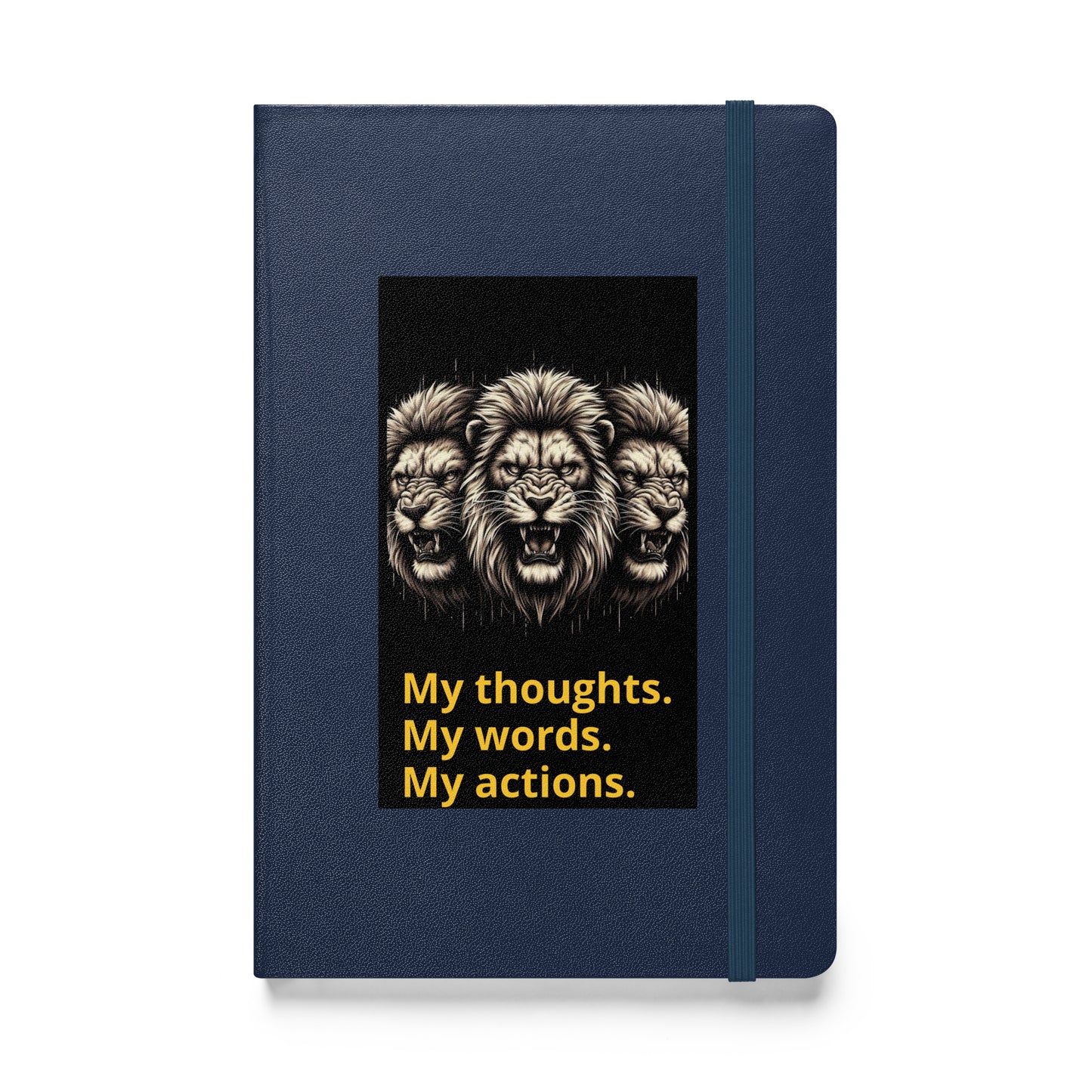Hardcover bound notebook