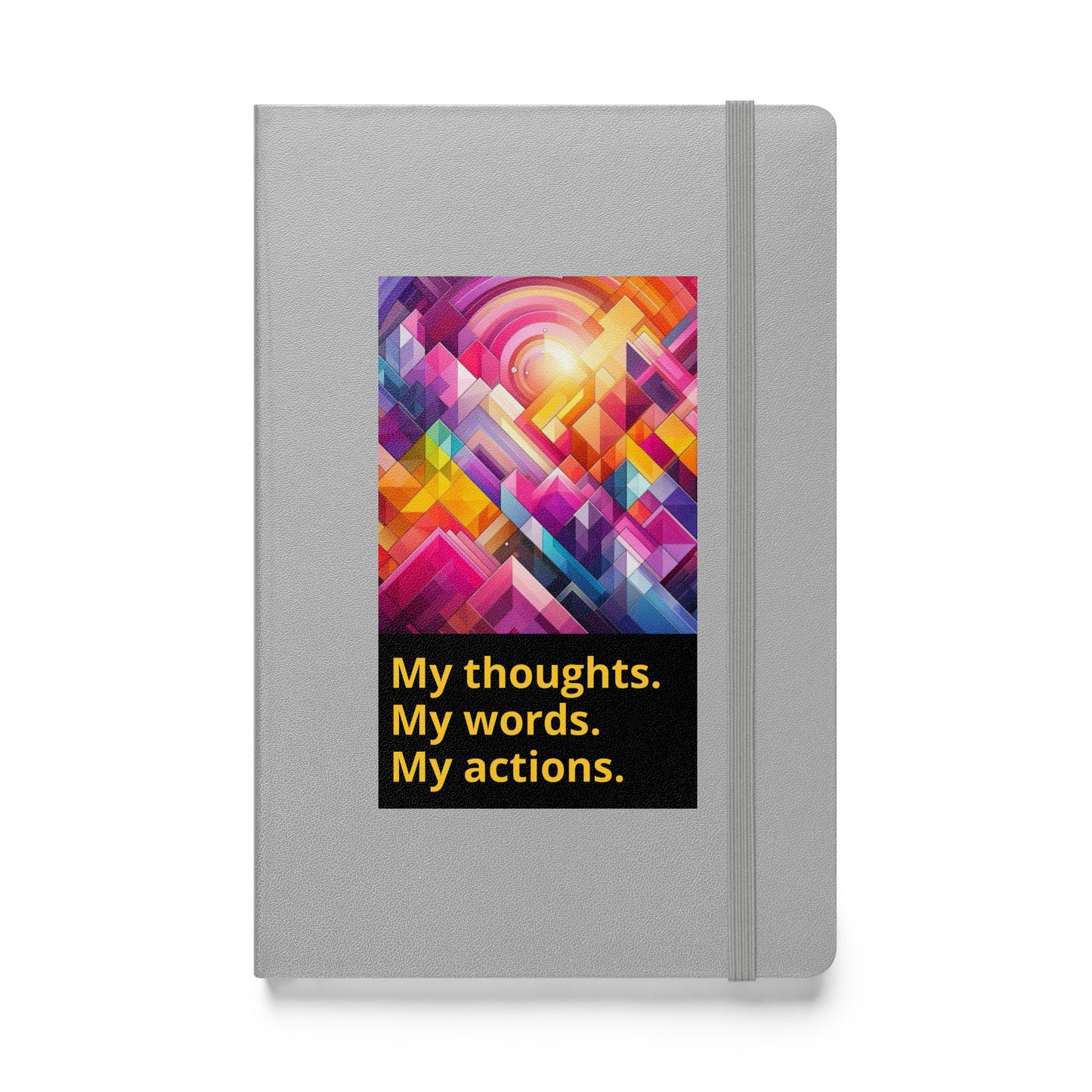 Hardcover bound notebook