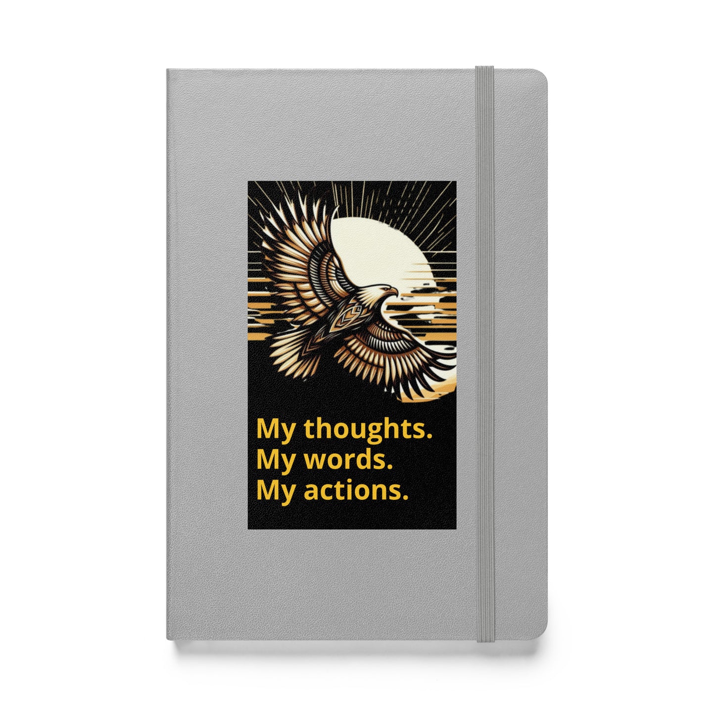 Hardcover bound notebook