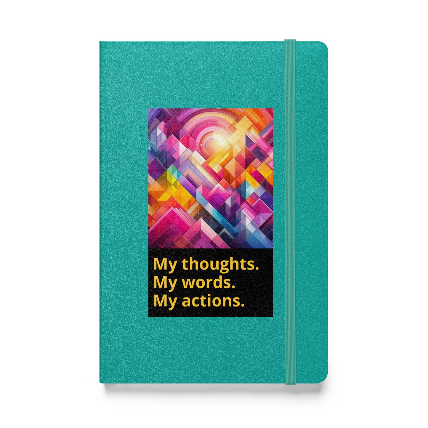 Hardcover bound notebook
