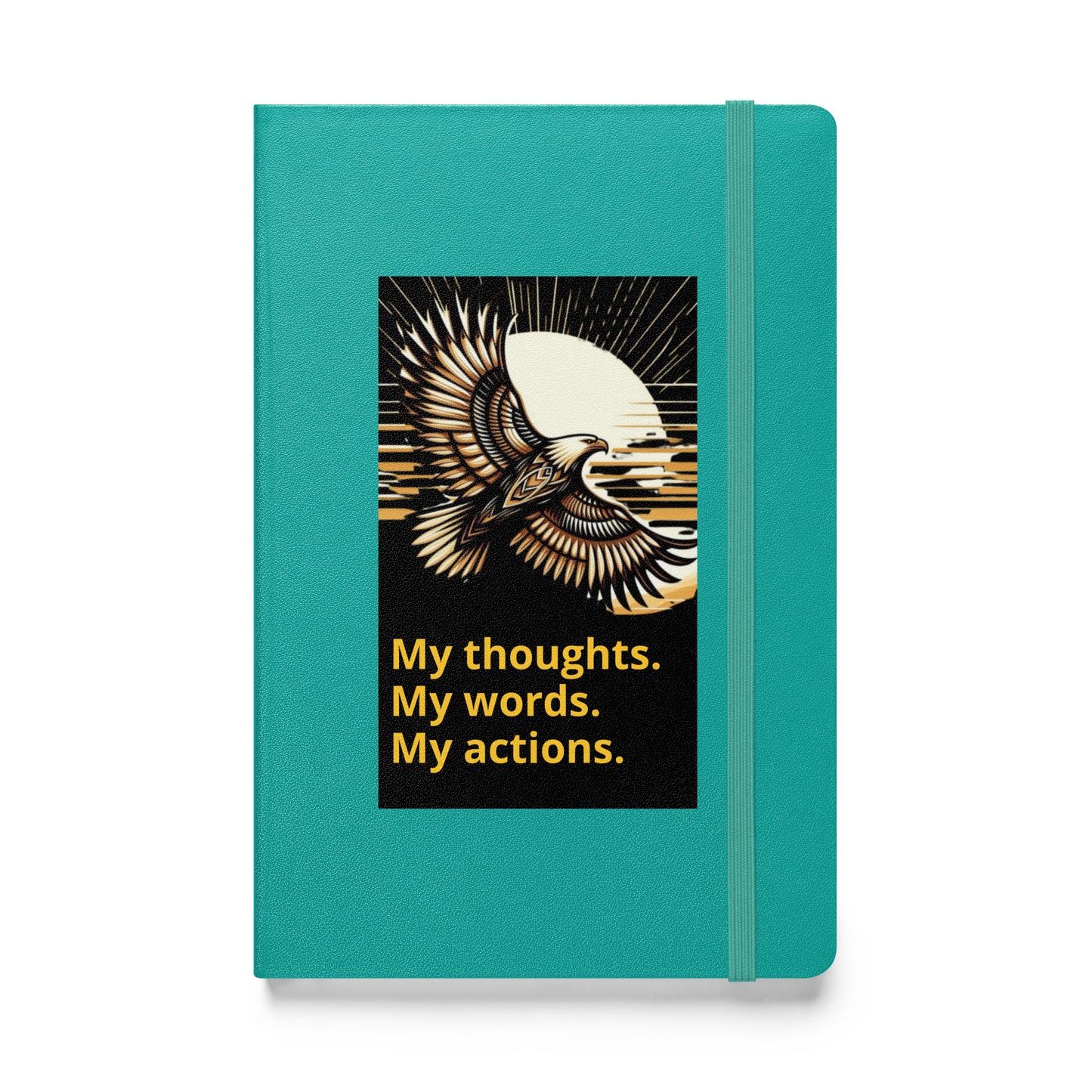 Hardcover bound notebook