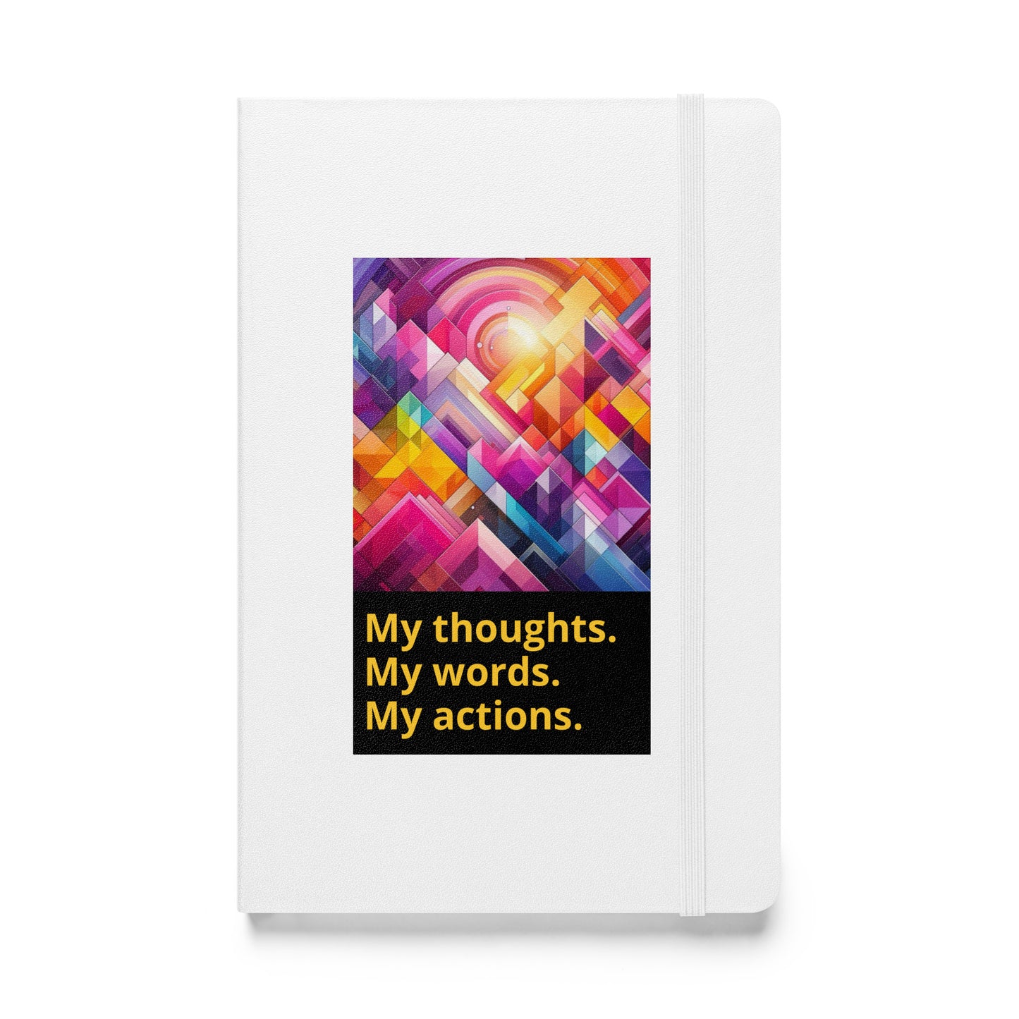 Hardcover bound notebook