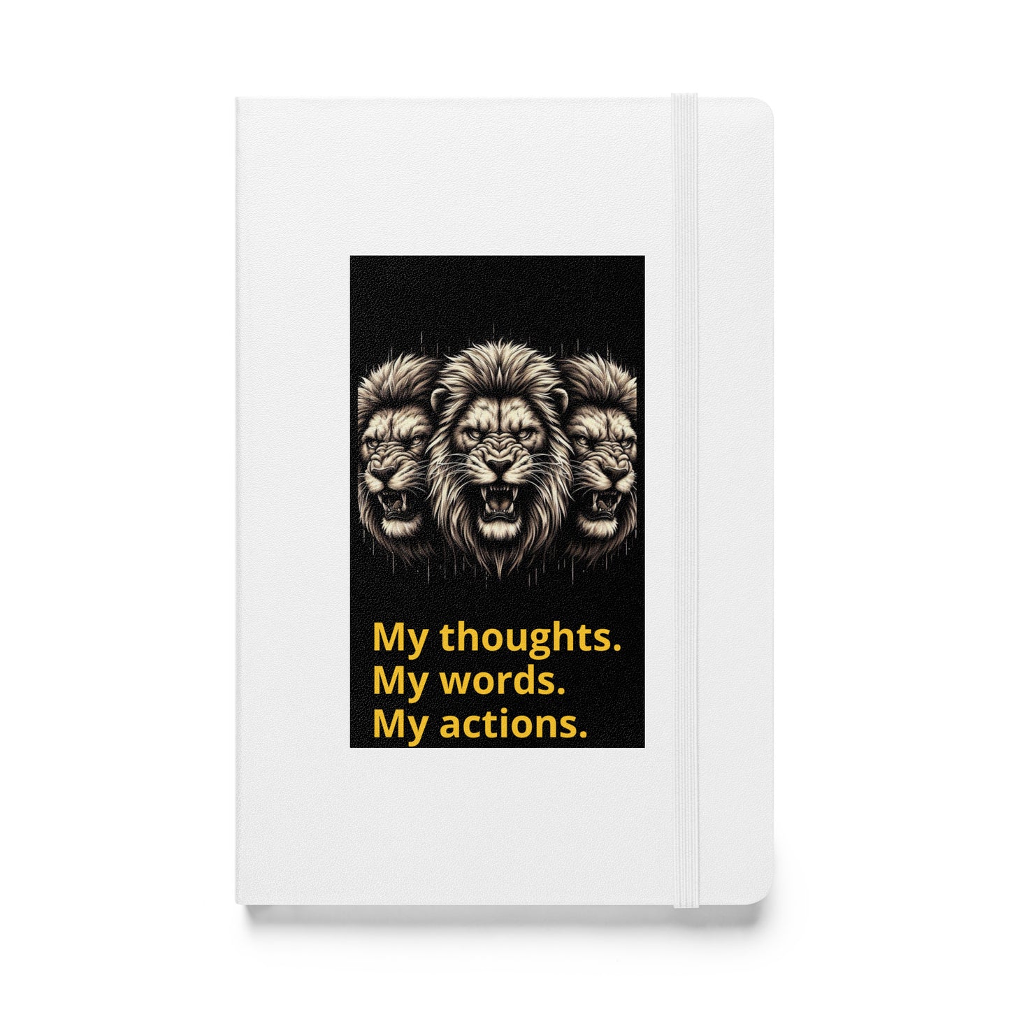 Hardcover bound notebook