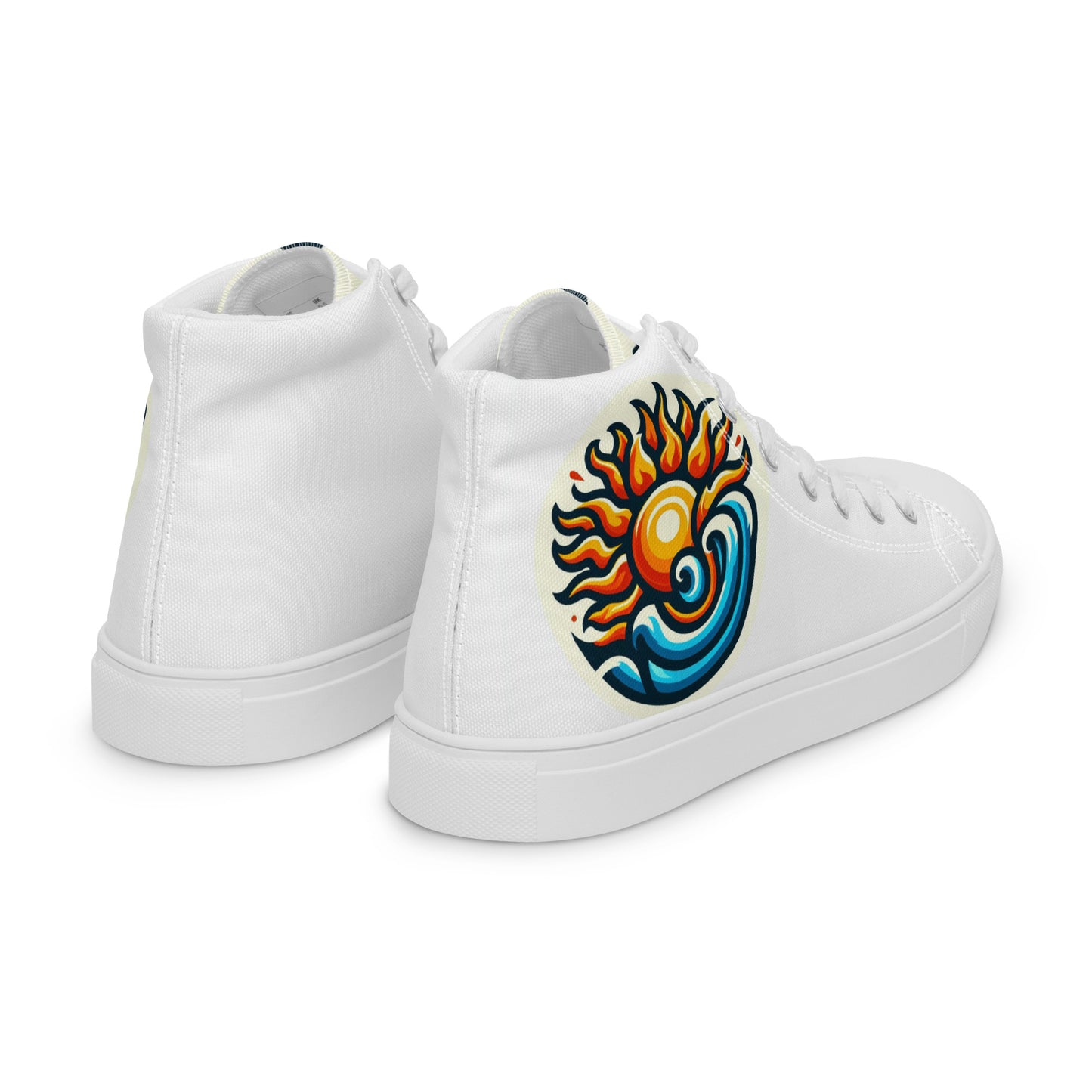 Men’s high top canvas shoes