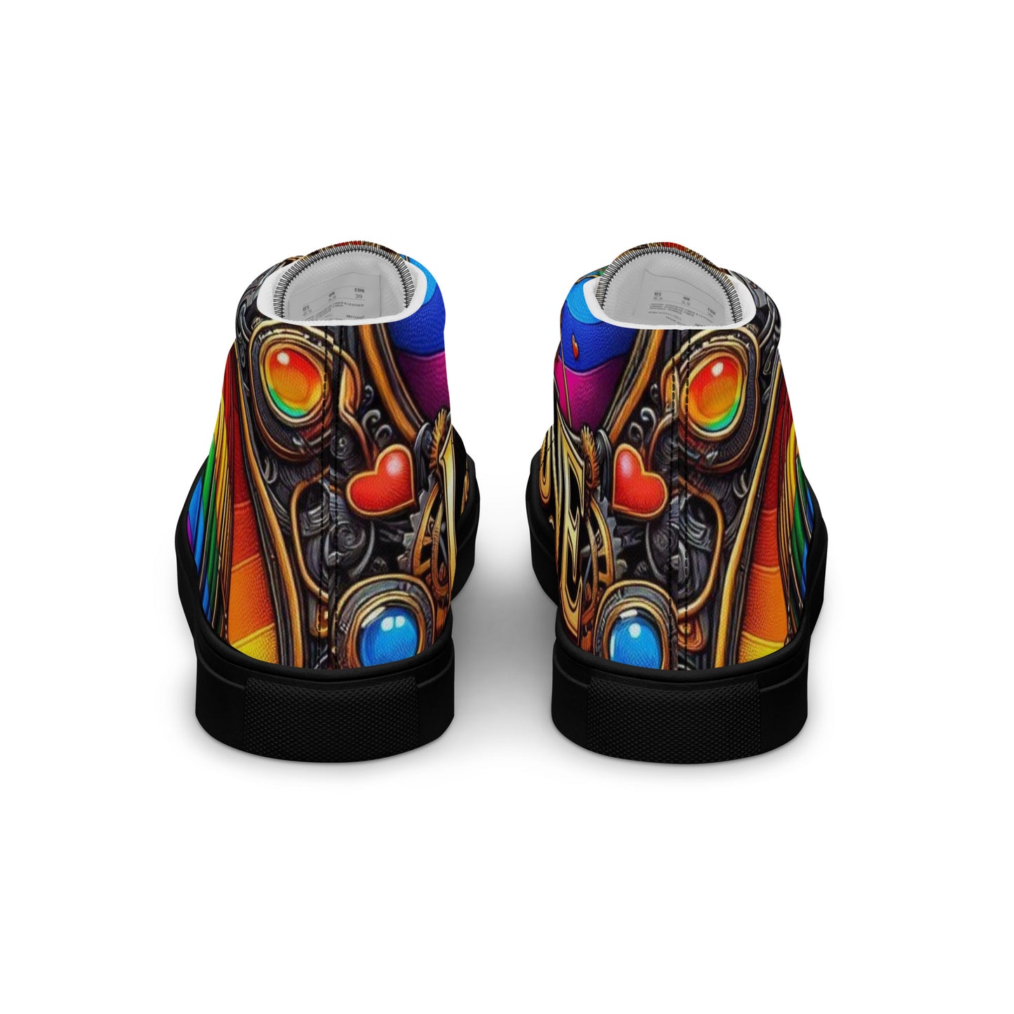 Women’s high top canvas shoes