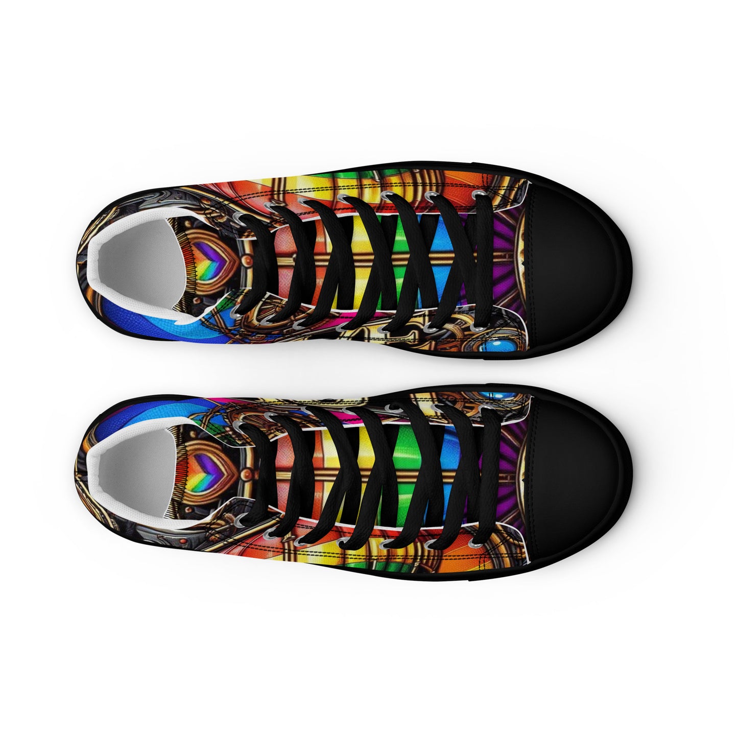 Women’s high top canvas shoes