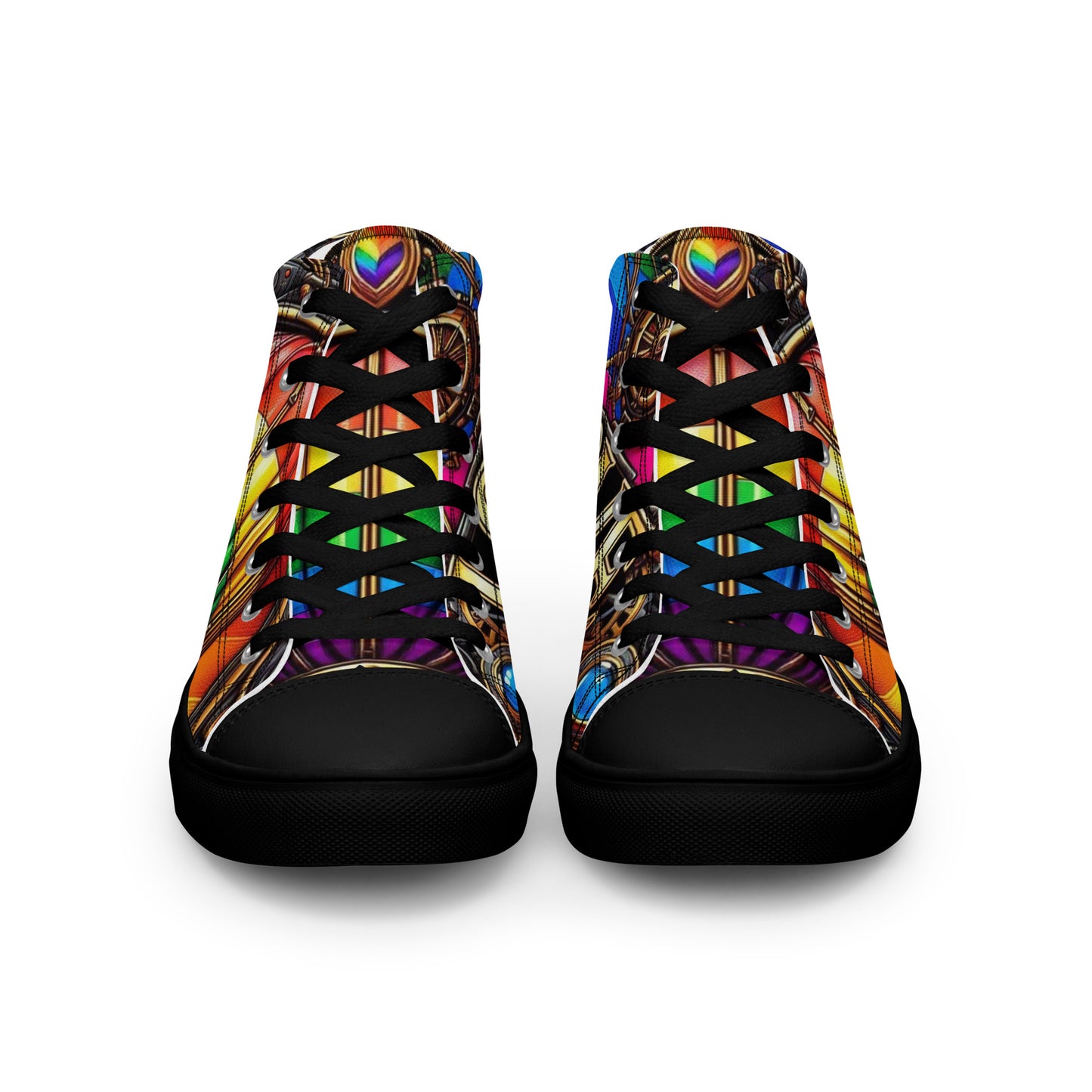 Women’s high top canvas shoes