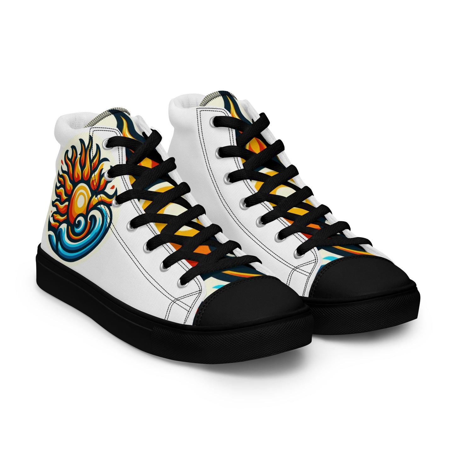 Women’s high top canvas shoes