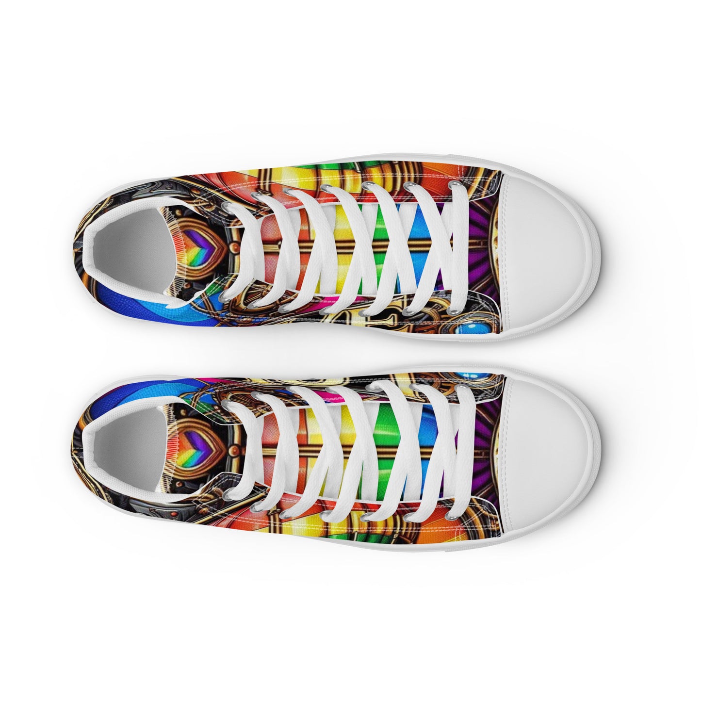 Women’s high top canvas shoes
