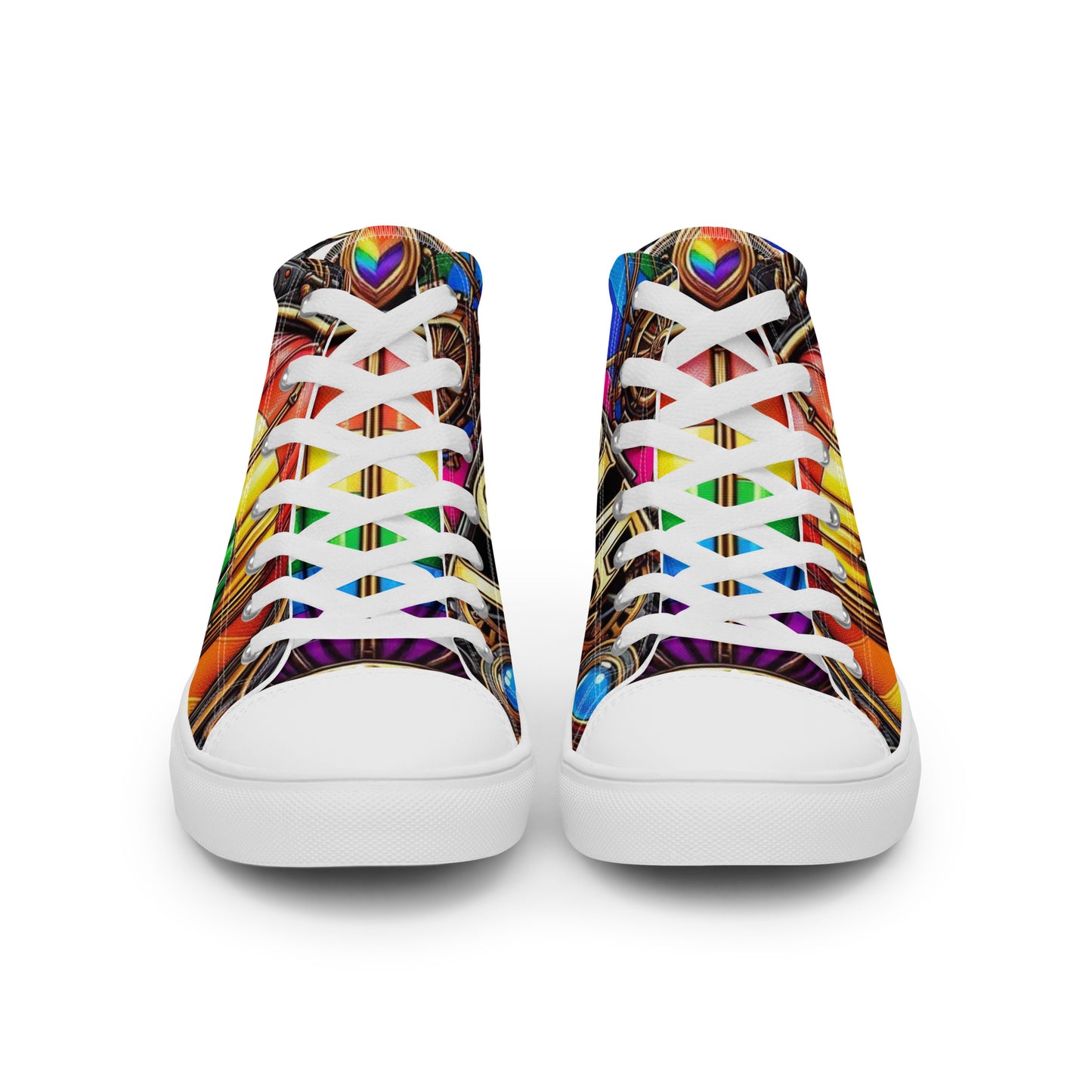 Women’s high top canvas shoes