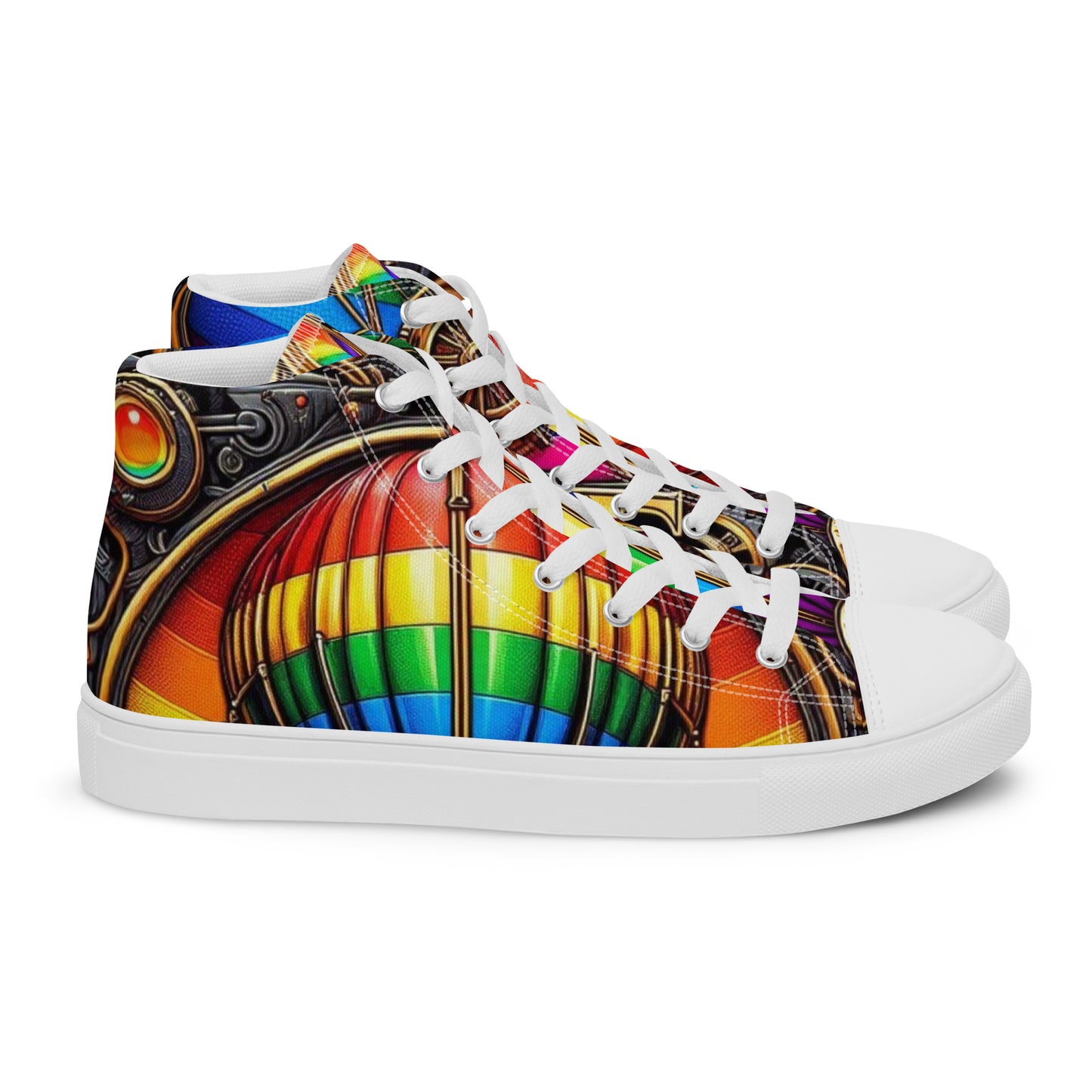 Women’s high top canvas shoes