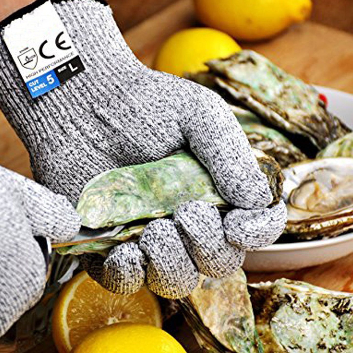 "Unparalleled Protection with High-Strength Polyethylene Cut-Resistant Gloves: Your Essential Safety Gear for Kitchen and Industrial Use"