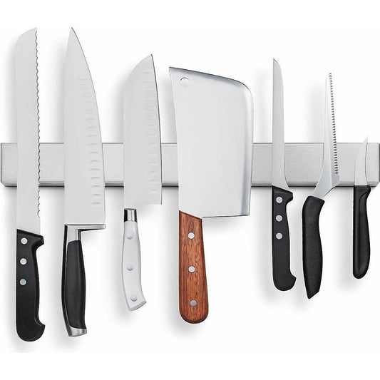 Strong Magnetic Wall Mounted Kitchen Knife Magnet Bar Holder (20.08 inches in length).