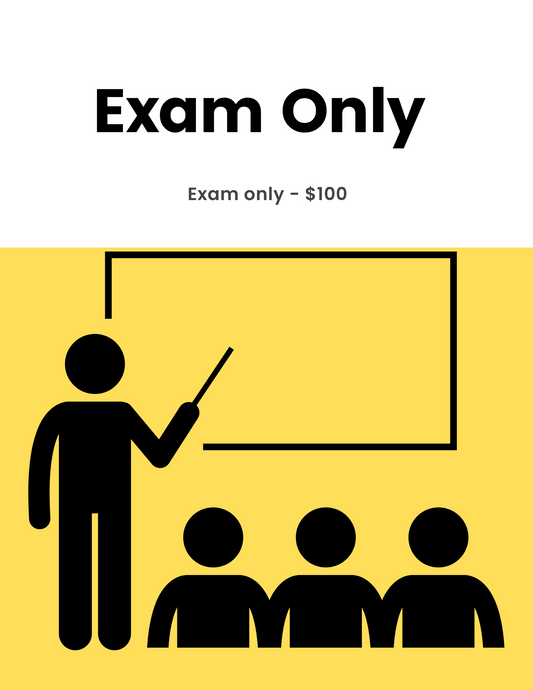 ServSafe Exam only.