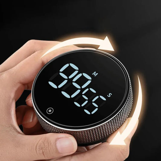 "LED Digital Kitchen Timer: The Self-Regulating Rotary Timer for Precision and Convenience in Your Cooking Experience"