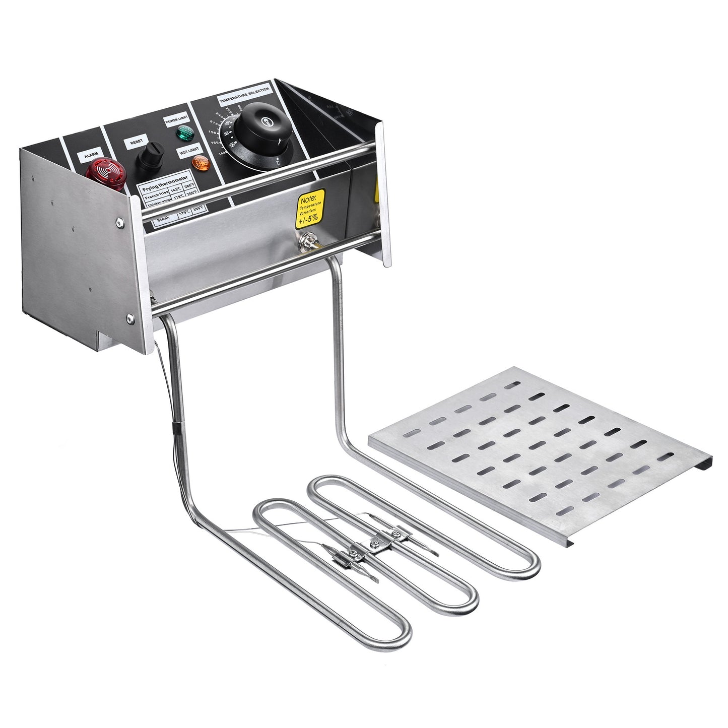 Displaying the heating element.