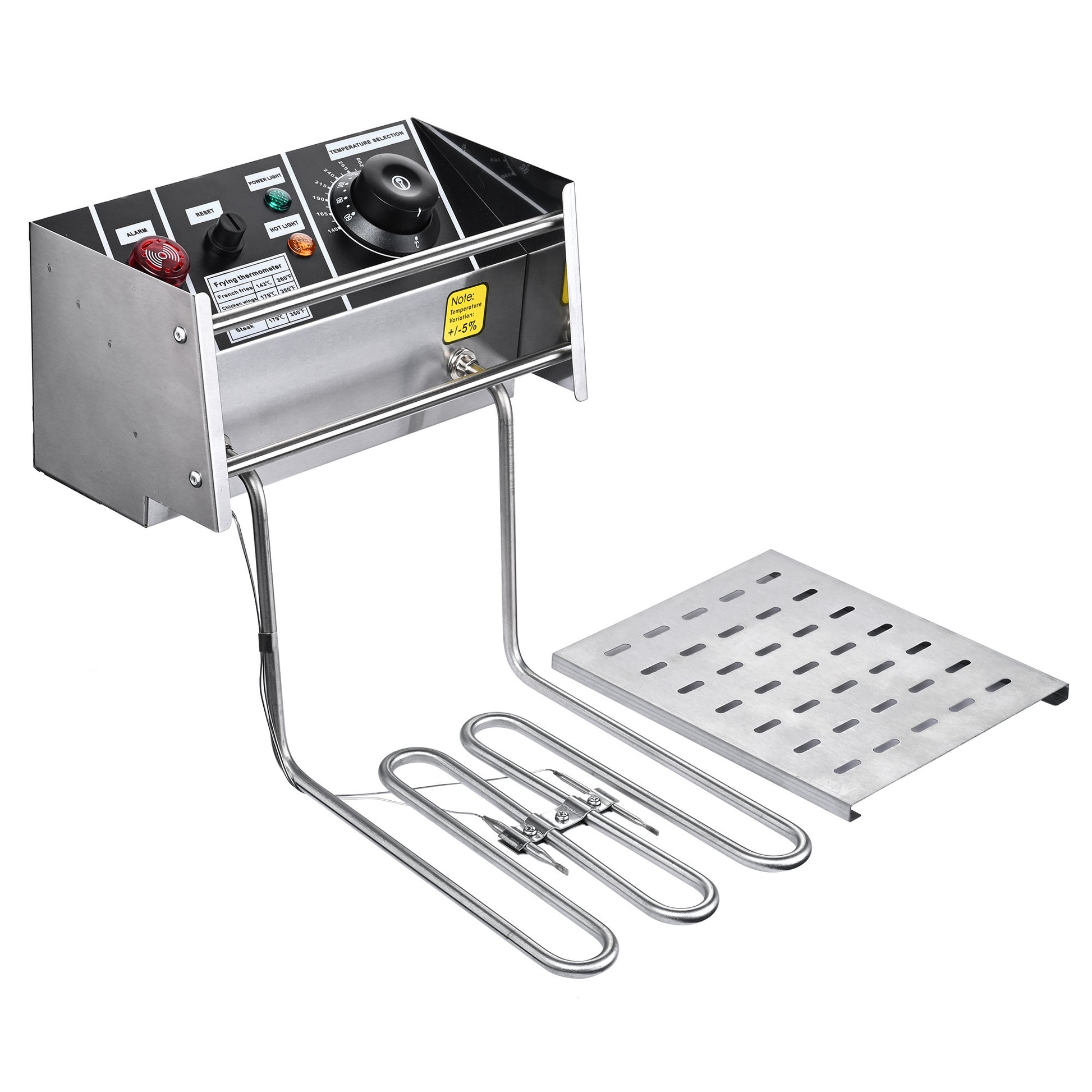 Displaying the heating element.