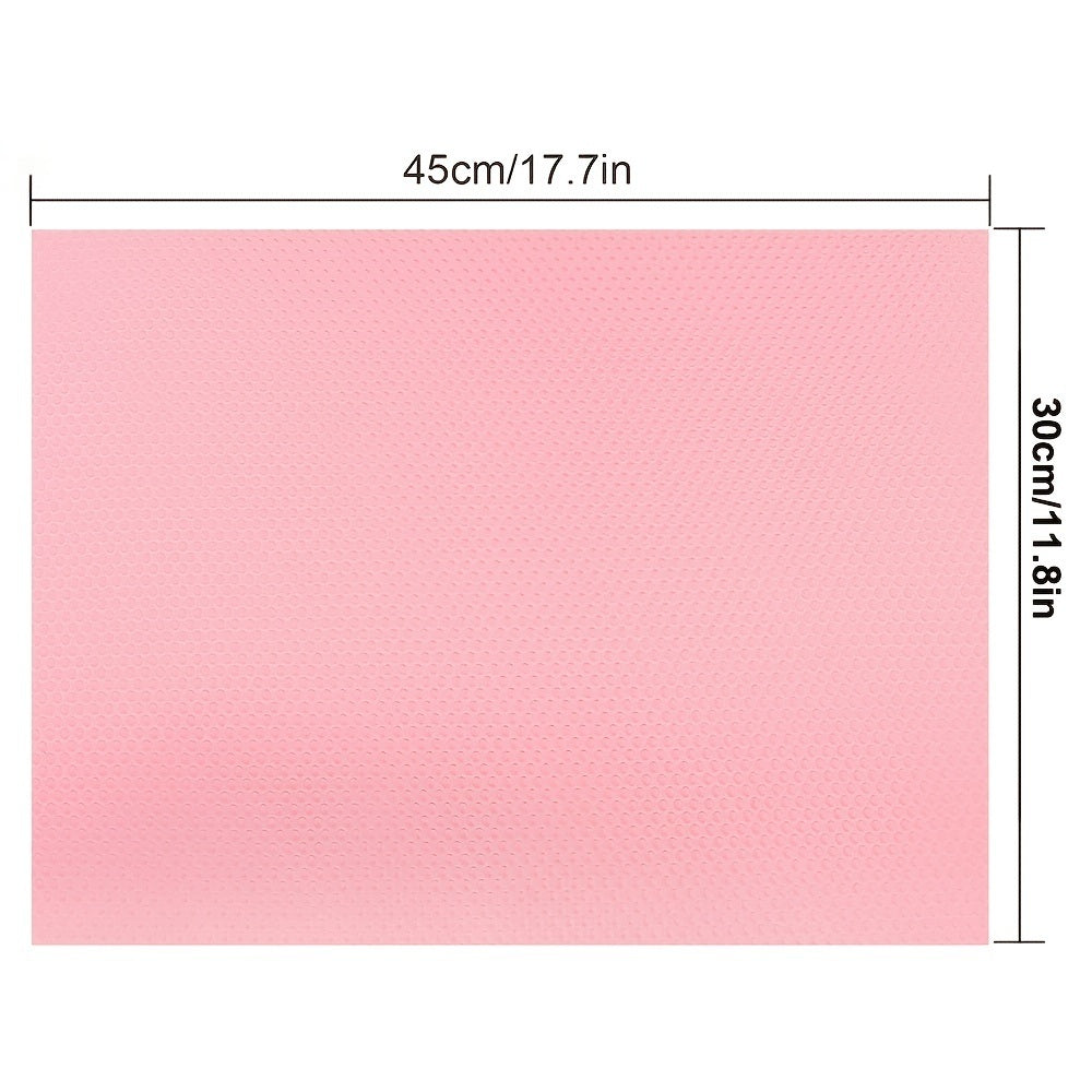 Refrigerator Liners - 4/8/12pc, Washable Mats Covers Pads; Home Kitchen Gadgets Accessories Organization For Top Freezer Glass Shelf Wire Shelving Cupboard Cabinet Drawers