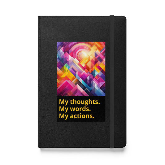 Hardcover bound notebook