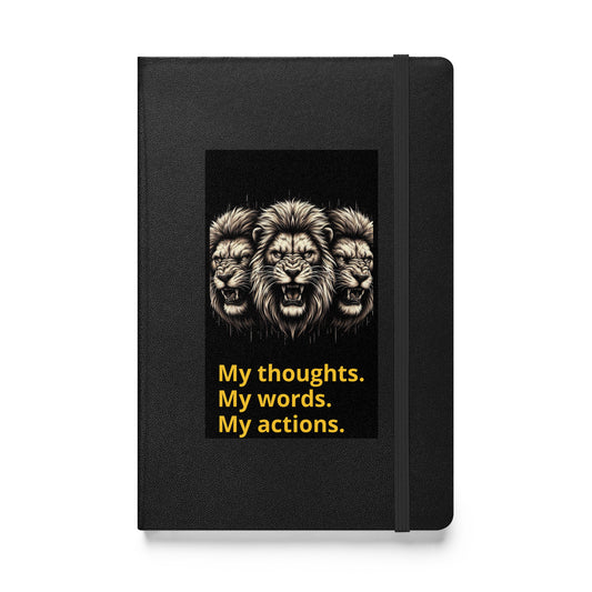 Hardcover bound notebook